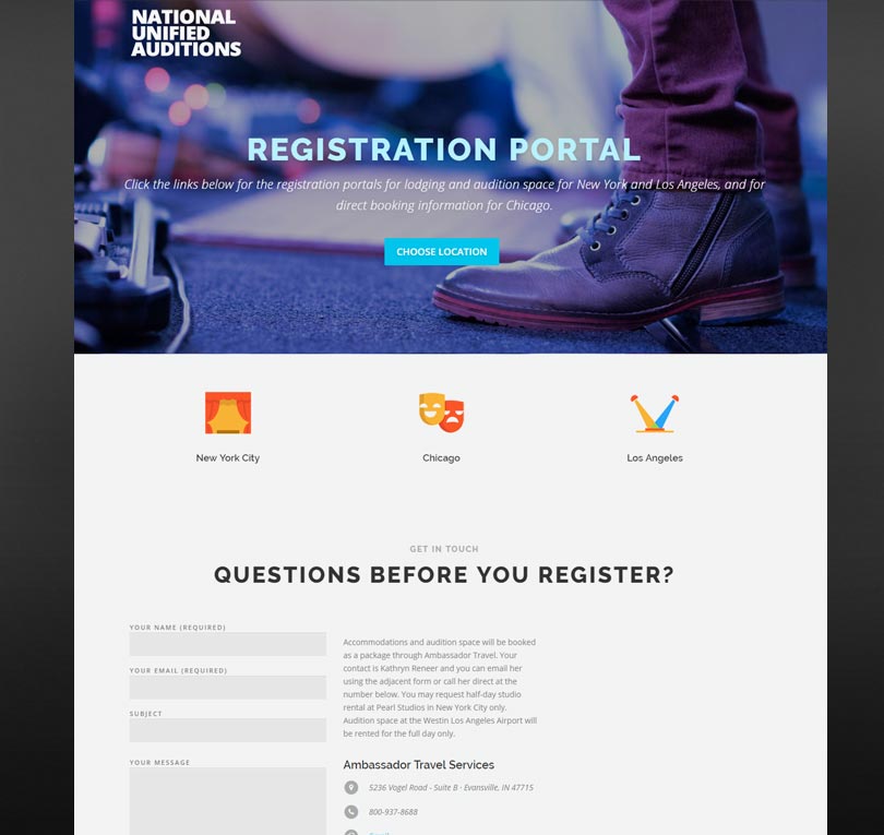 NUA Registration Portal